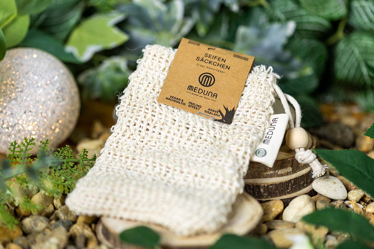 Seifensäckchen aus Sisal-Naturfaser
